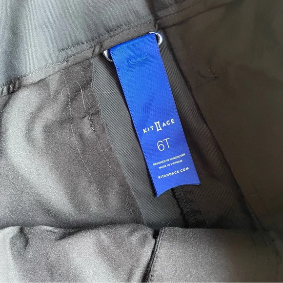 Kit And Ace Black  Tall Career Wear Pants Size 6T - Picture 3 of 10